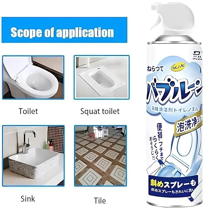 Multipurpose Japanese Toilet Foam Cleaning Spray