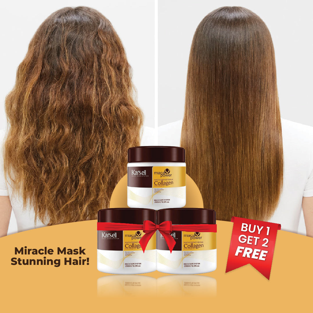 Karseell Collagen Hair Treatment Hair Mask (For All Hair Types) - Buy 1 Get 2 Free 🔥